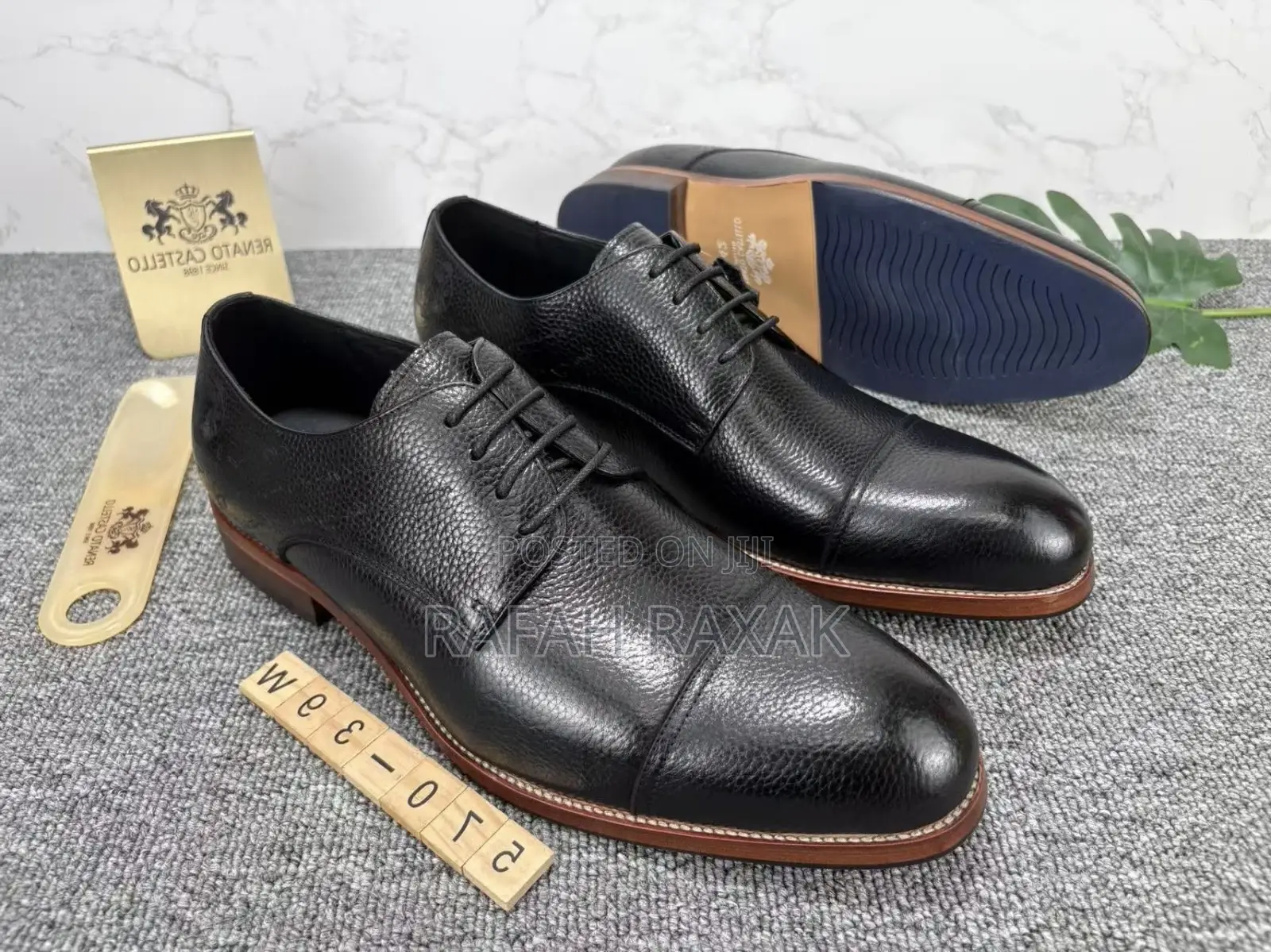 Original Men’S Black Renato Castello Formal/Gentle Shoes