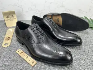 Men’S Super Classic Black Renato Castello Formal/Gentle Shoe