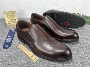 Original Dark Tan Franco Banetti Slip-on Formal Gentle Shoes