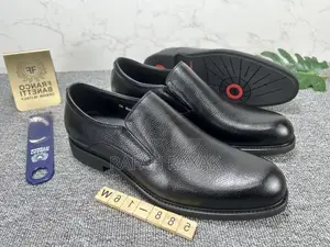 Men’S Black Franco Banetti Slip-on Gentle Leather Loafers