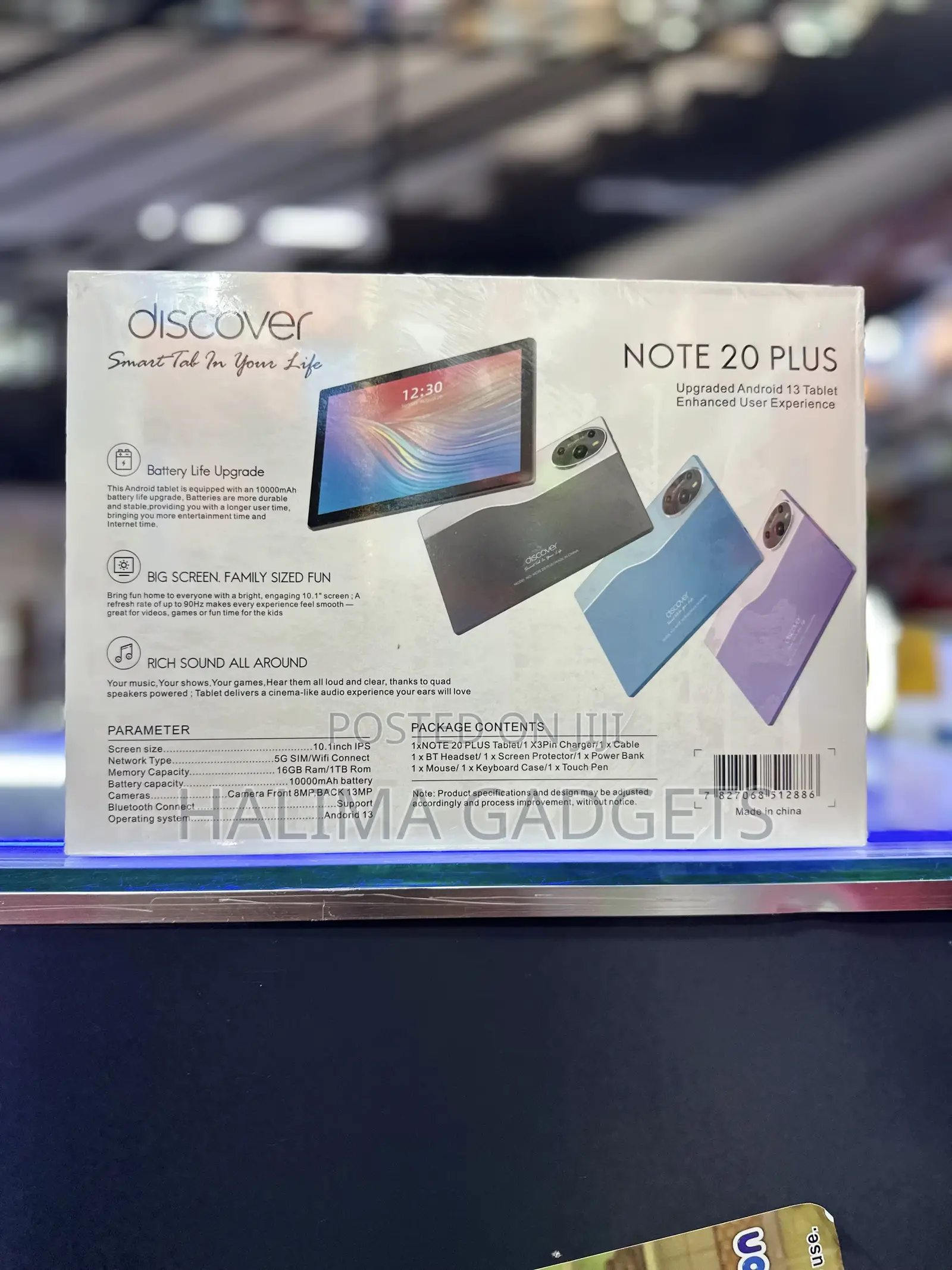 New Discover Note 20 Plus 1 TB Gray