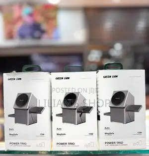 Green Lion 3 in 1 Magnetic Wireless Charger