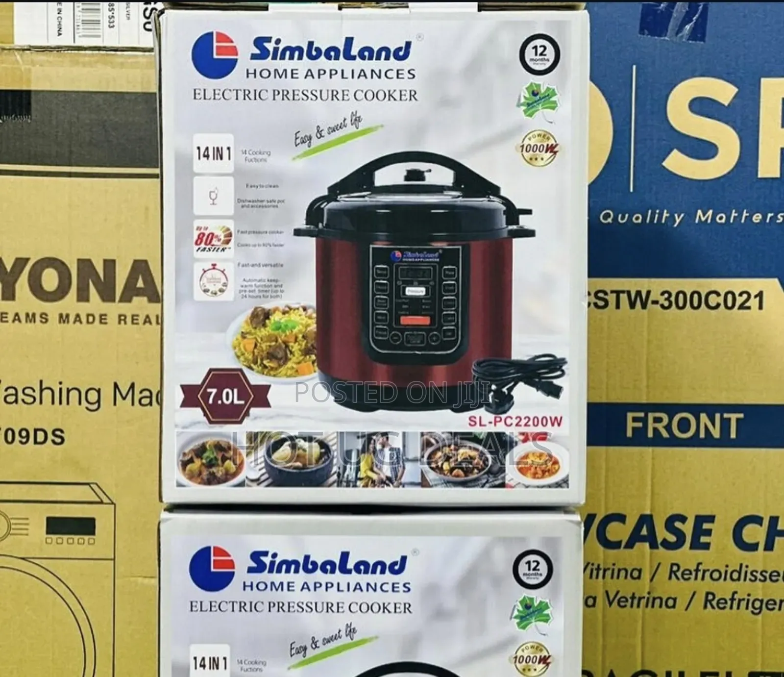 Simbaland 7.0l 14 In 1 Digital Electric Pressure Cooker