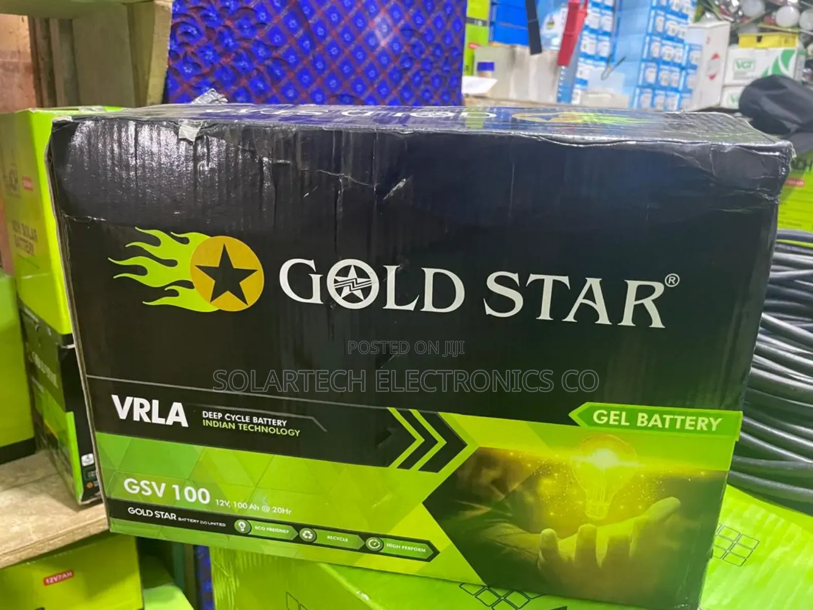100ah Original Gold Star Vrla Solar Powder Battery Xcoh