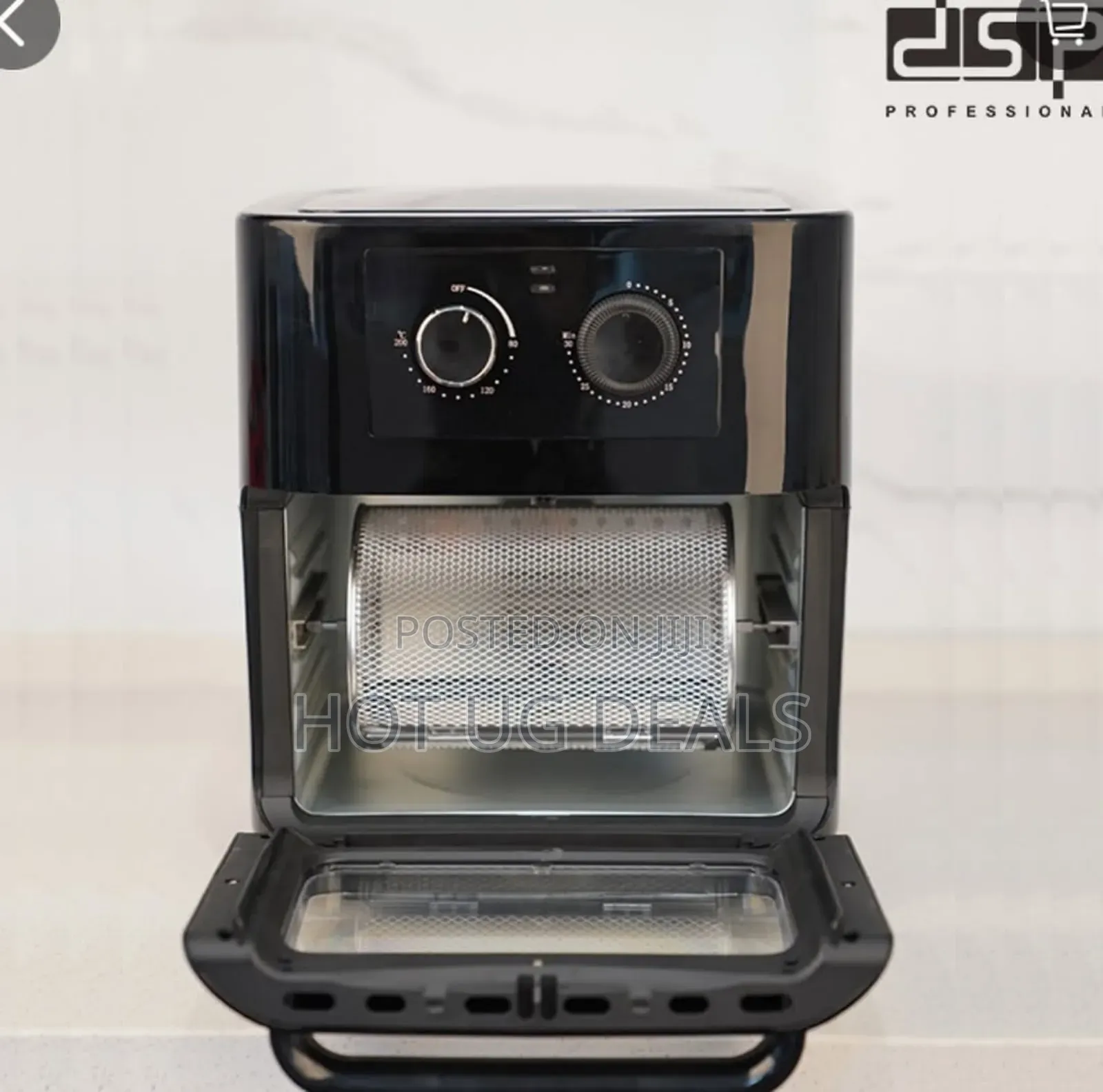Dsp 12l Electric Hot Grill & Air Fryer, Oven – Black