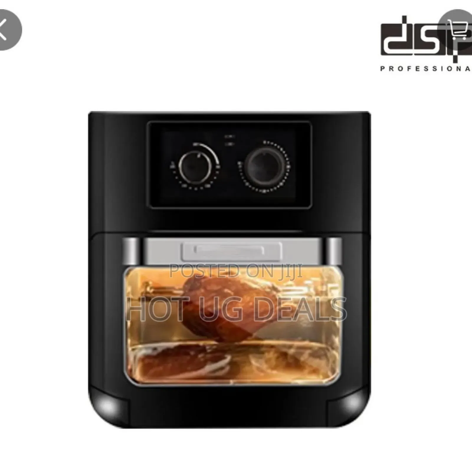 Dsp 12l Electric Hot Grill & Air Fryer, Oven – Black