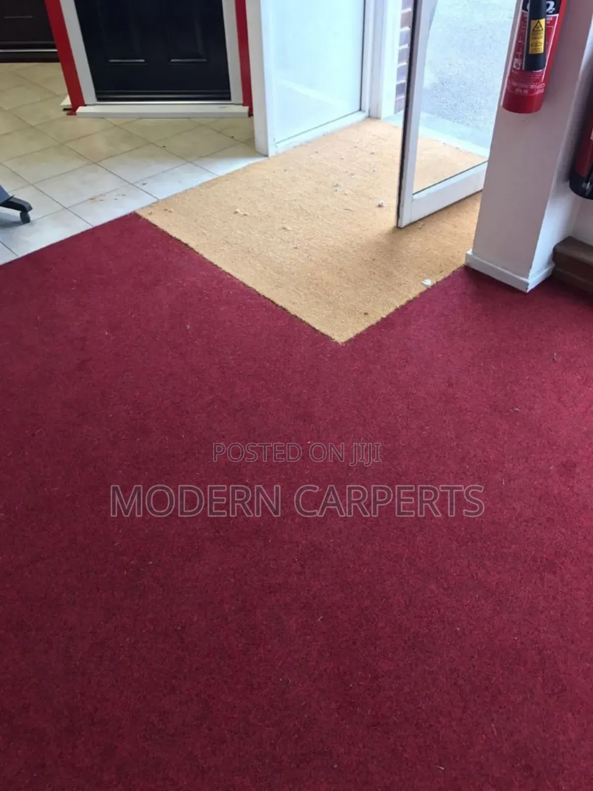 Wall to Wall Marron Office Wollen Carpets