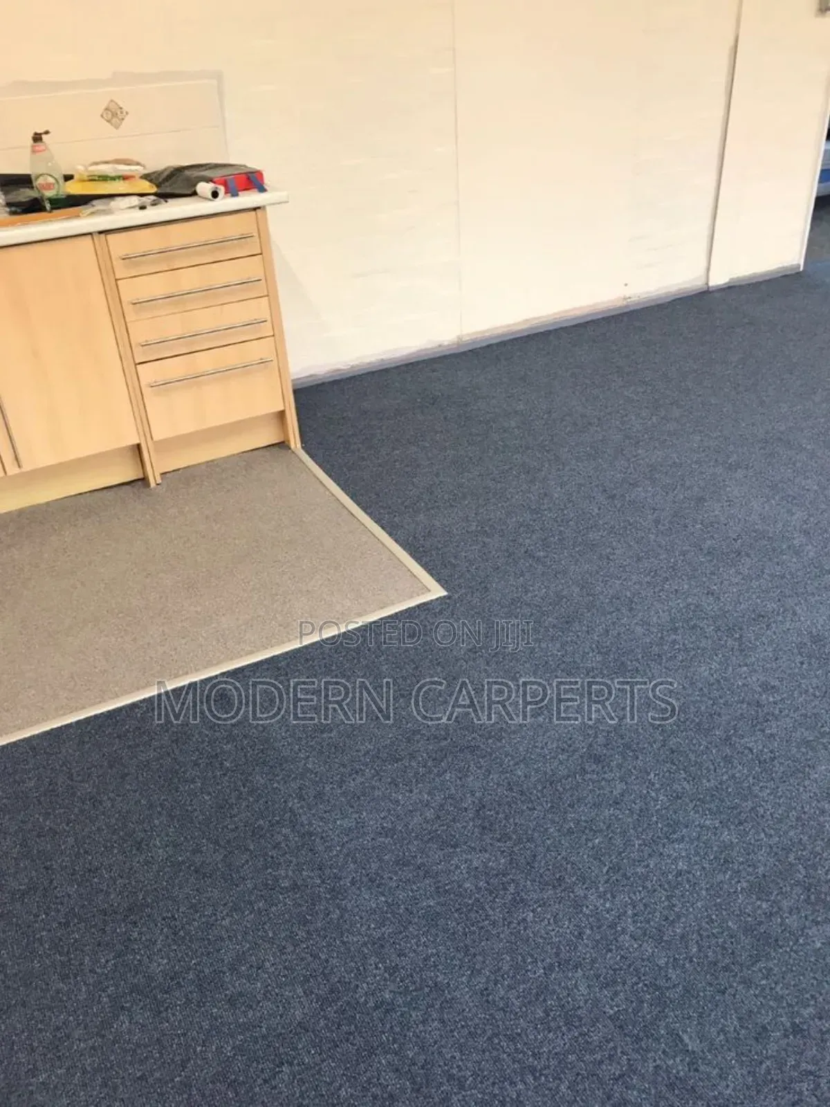 Wall to Wall Light Gray Office Carpets