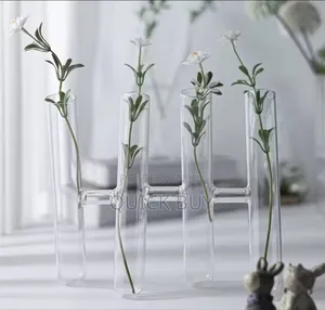 New Decorative Clear Test Tube Flower Vase