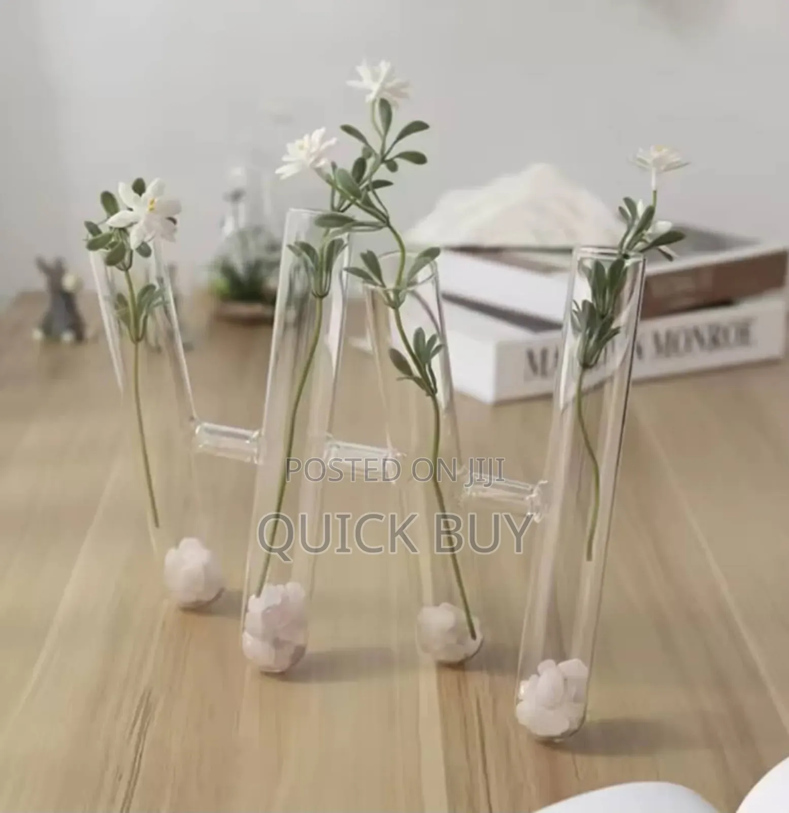 New Decorative Clear Test Tube Flower Vase
