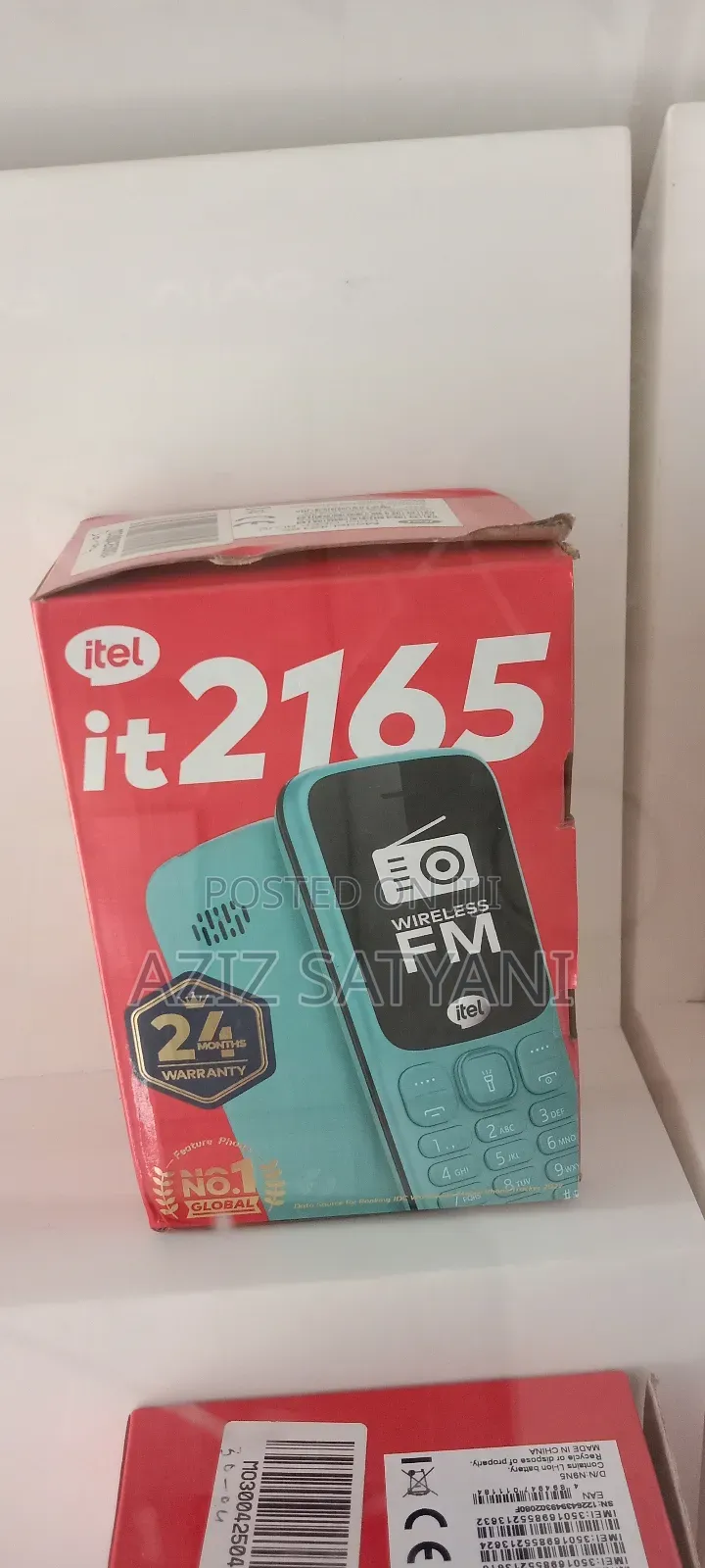 New Itel it2165 Black