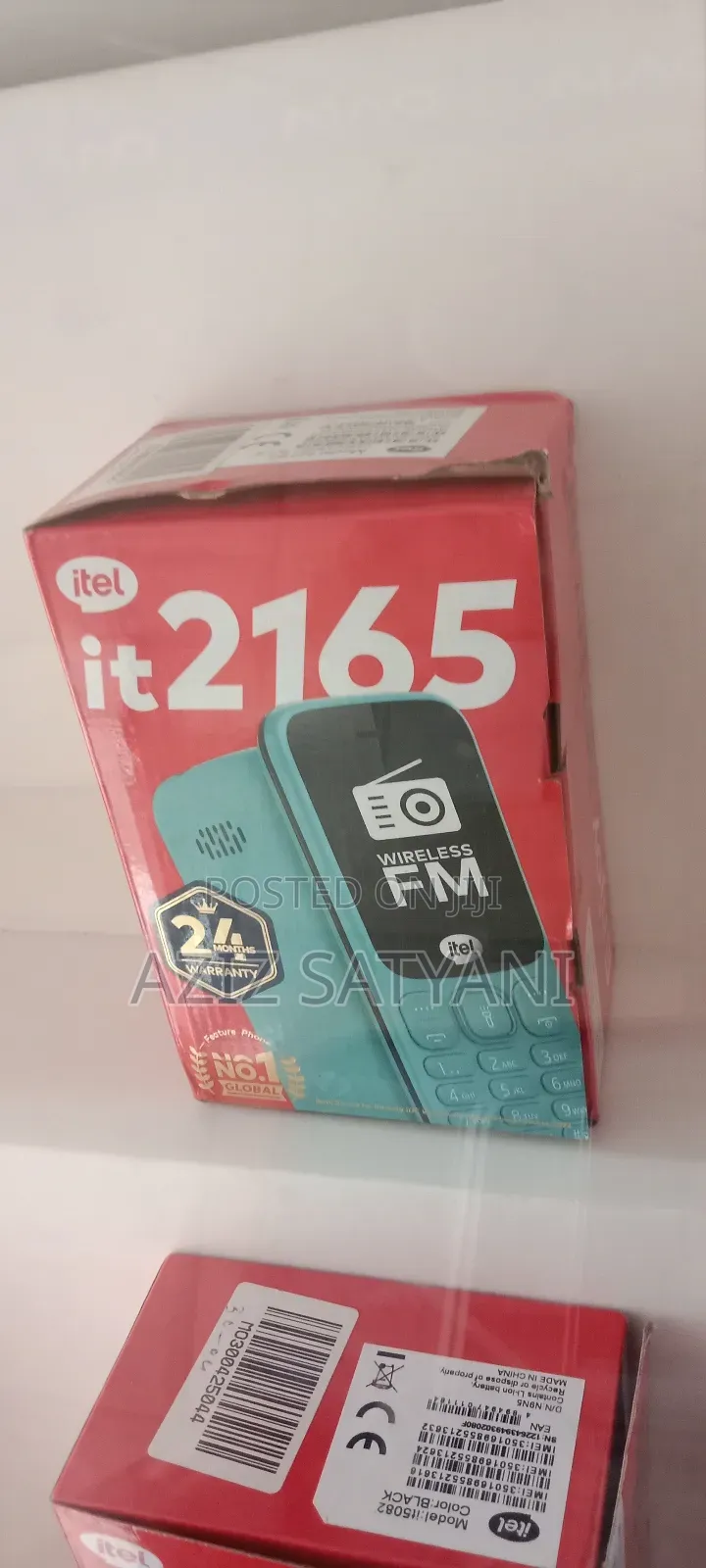New Itel it2165 Black