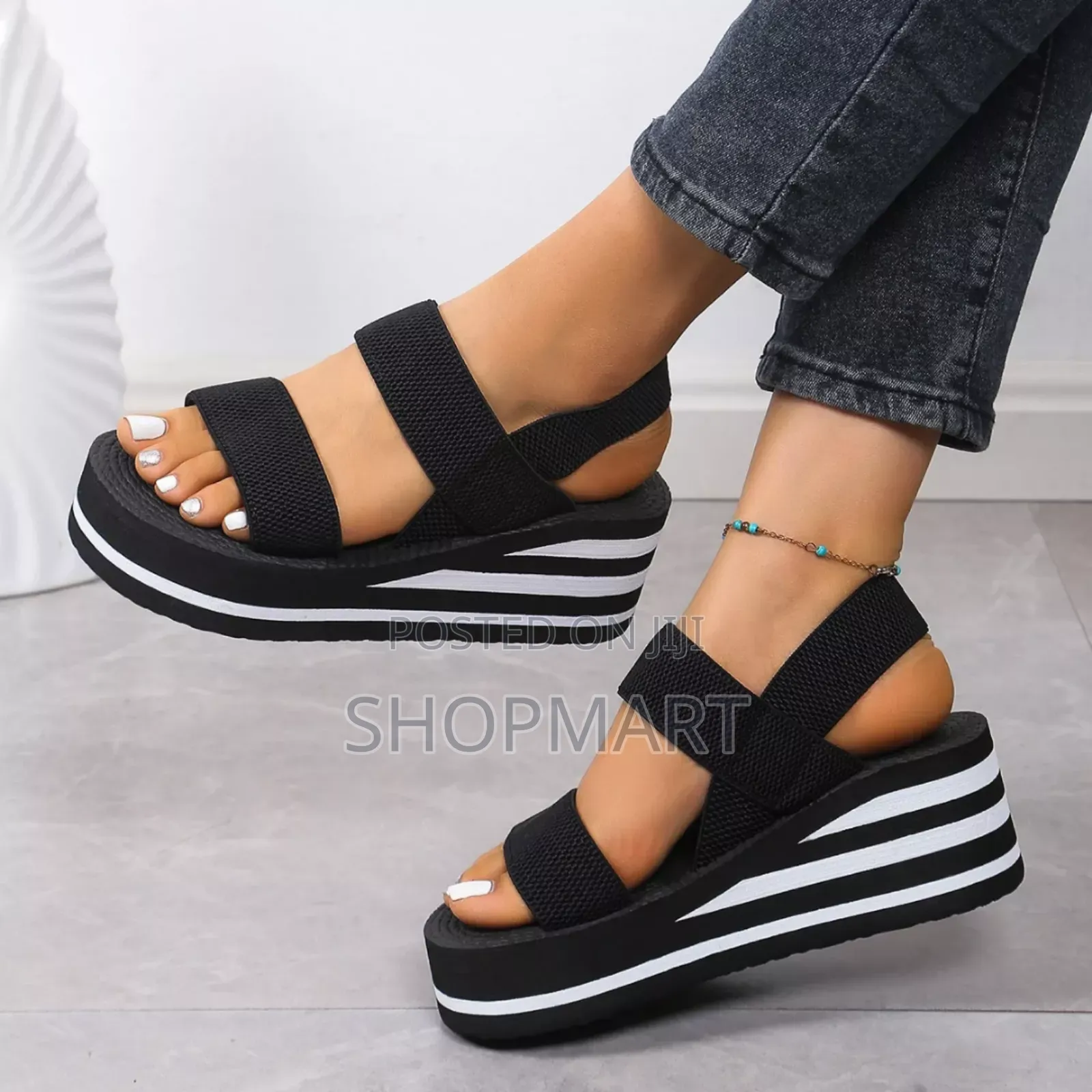 Wedge Heel Open Sandals