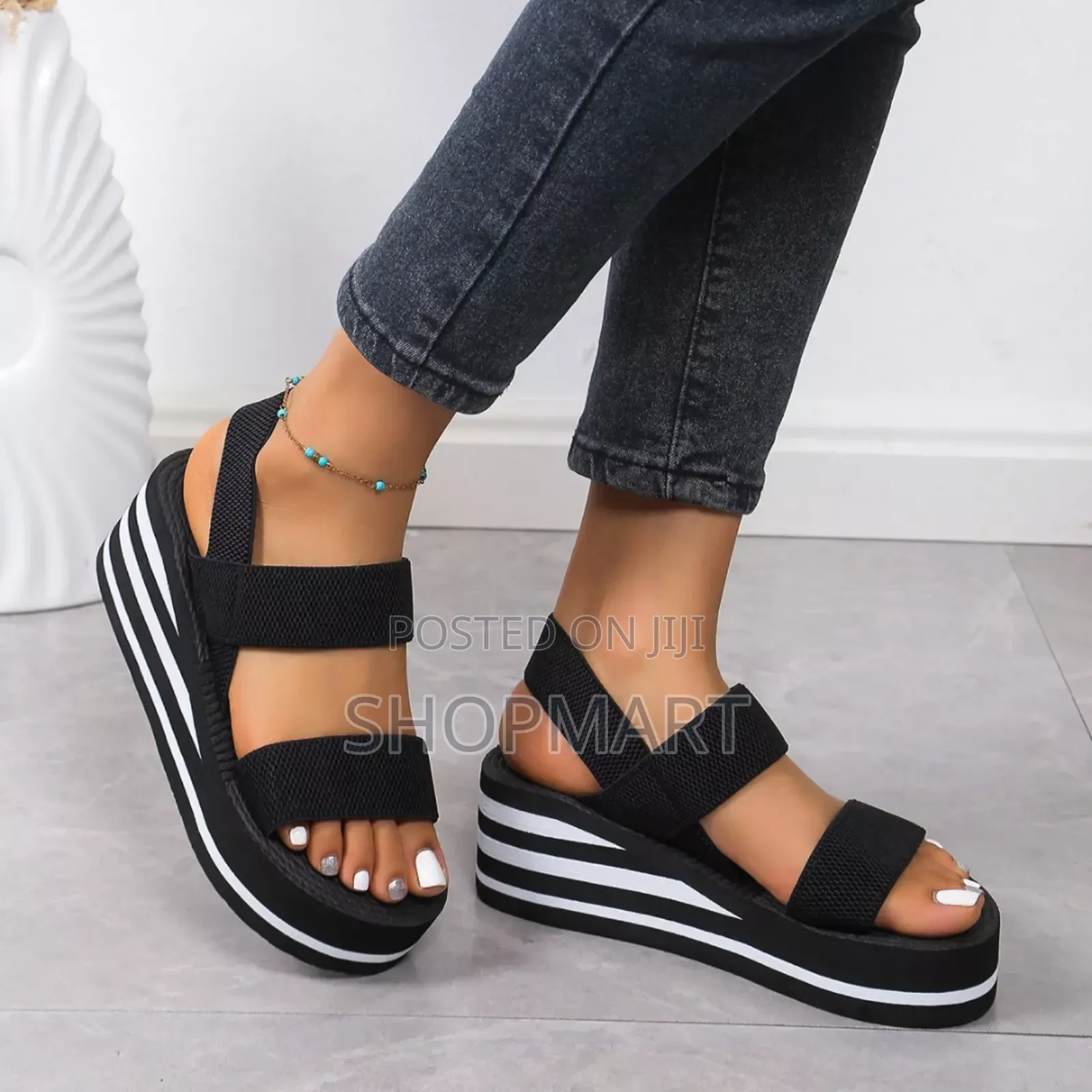 Wedge Heel Open Sandals