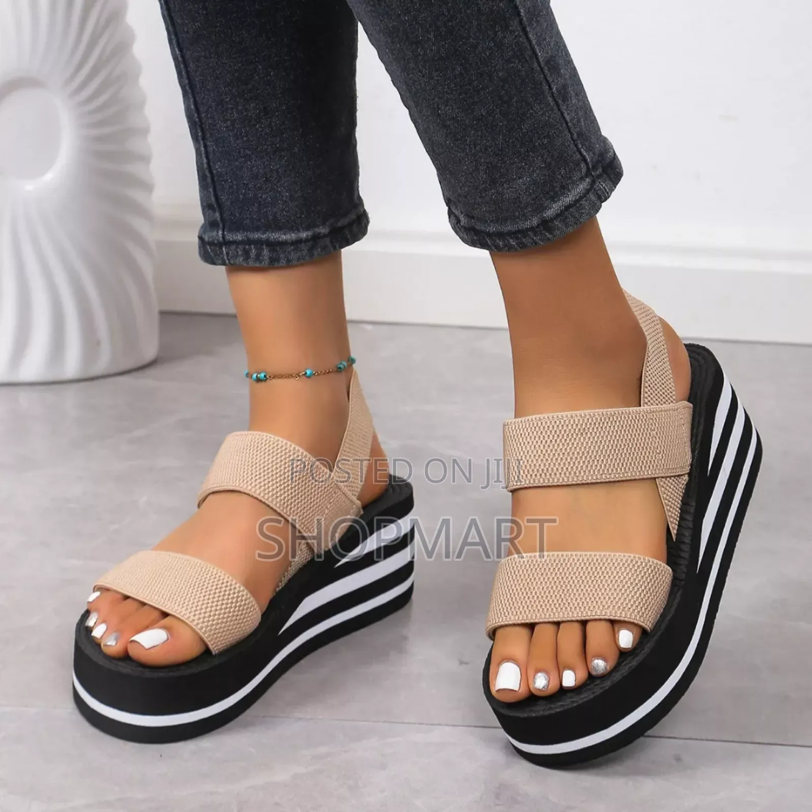 Wedge Heel Open Sandals