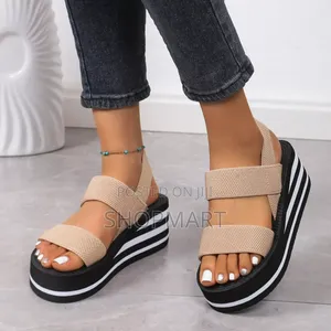 Wedge Heel Open Sandals