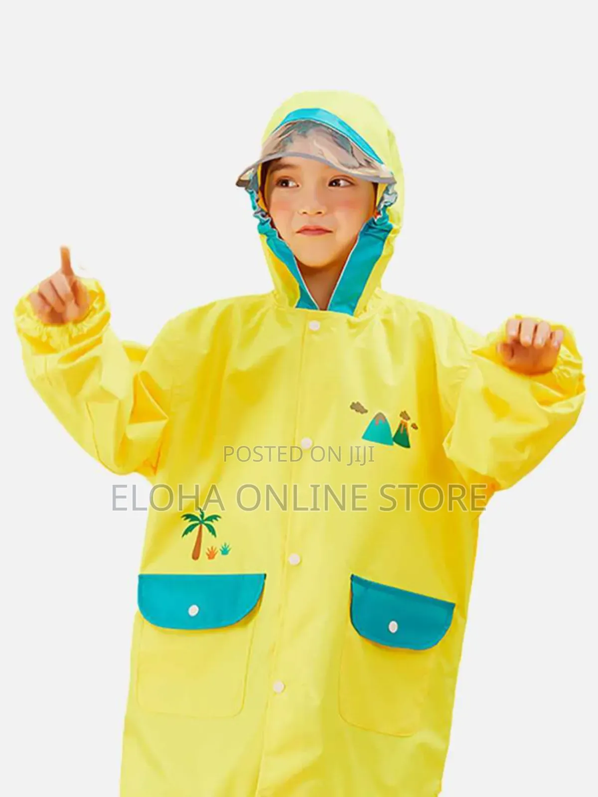 Kids Dinosaur Rain Jacket