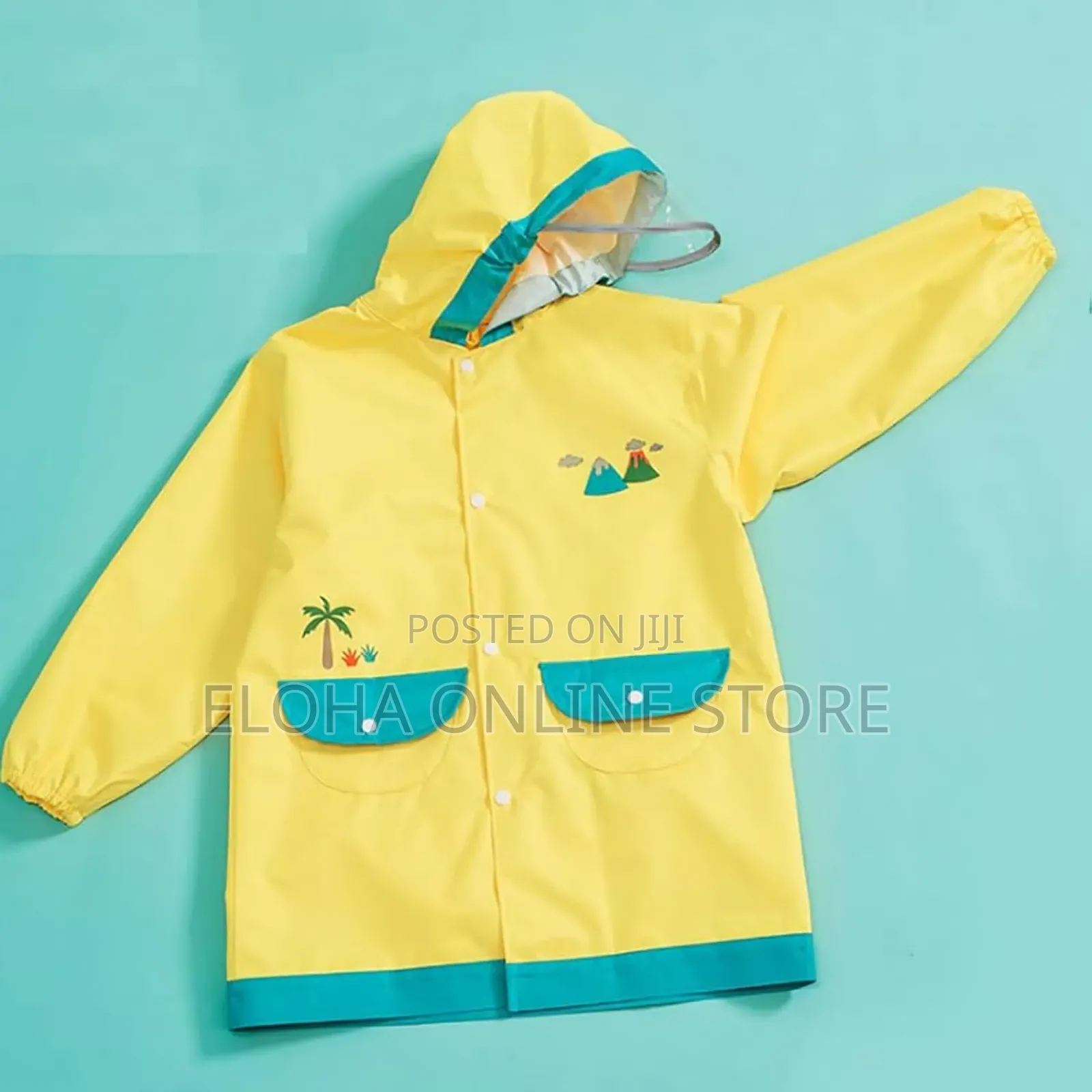 Kids Dinosaur Rain Jacket