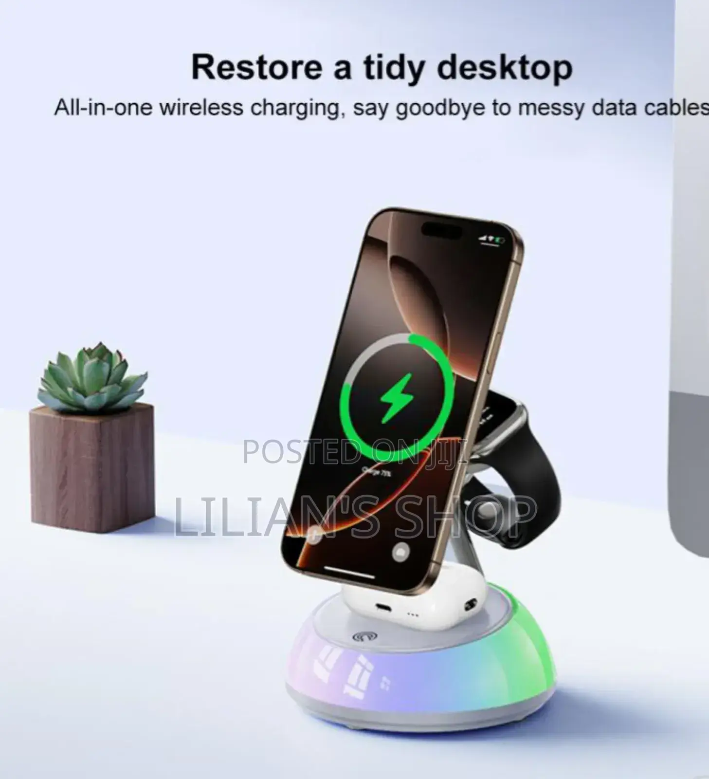 Yesido Ds31 3-in-1 Magnetic Wireless Charging Stand