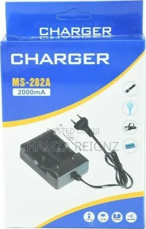 Ms-282a Charger for 2 18650 Size Li-Ion Batteries