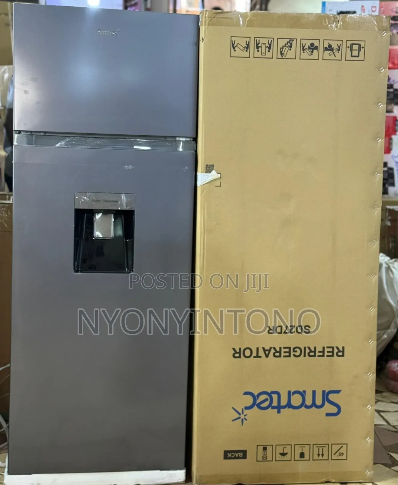 Smartec 270liters Double Door Fridge With Water Dispenser