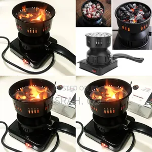 Portable Electric Black Hookar Charcoal Stove.