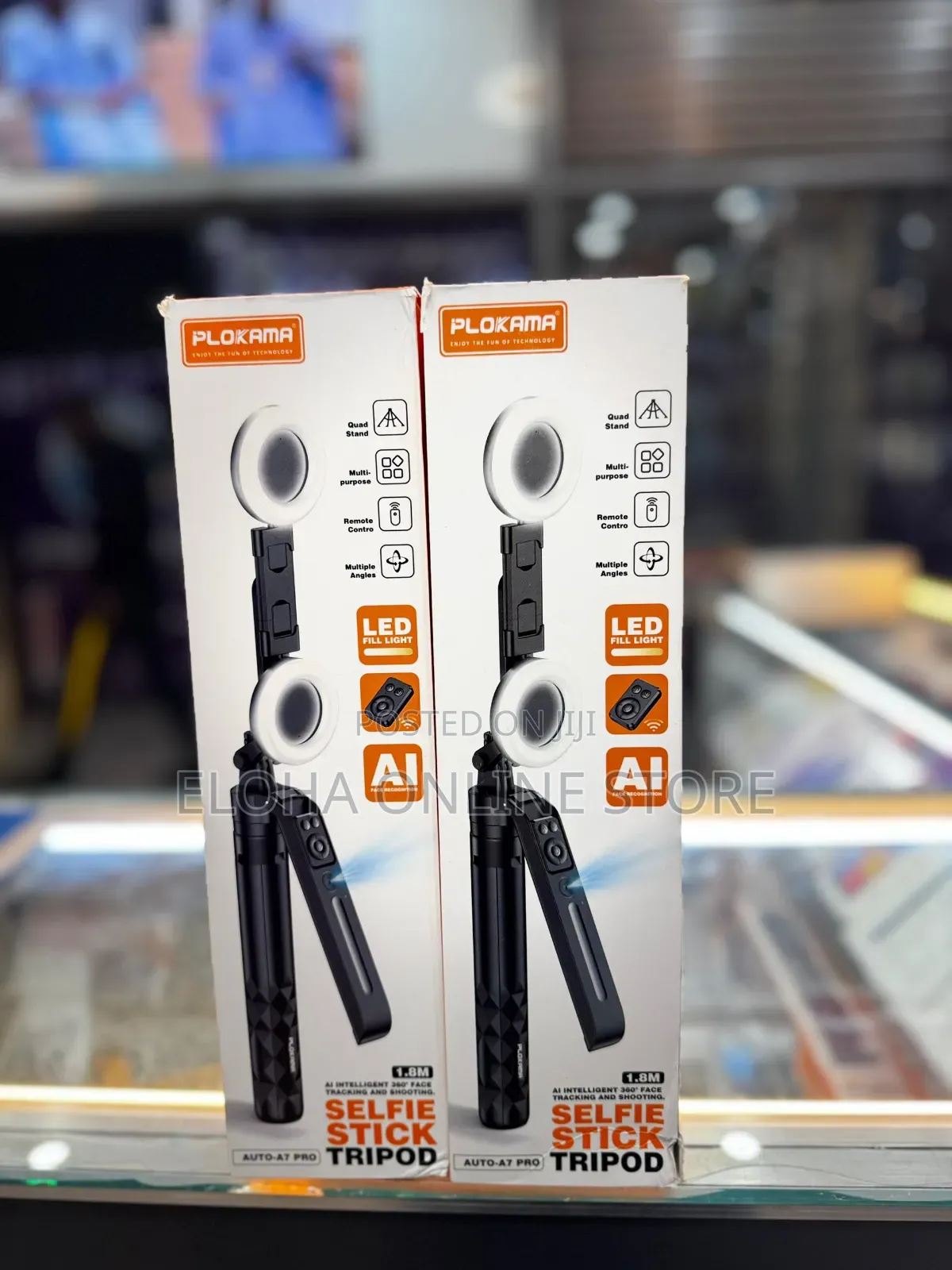 Plokama Auto -A7 Pro Ai Selfie Stick Tripod