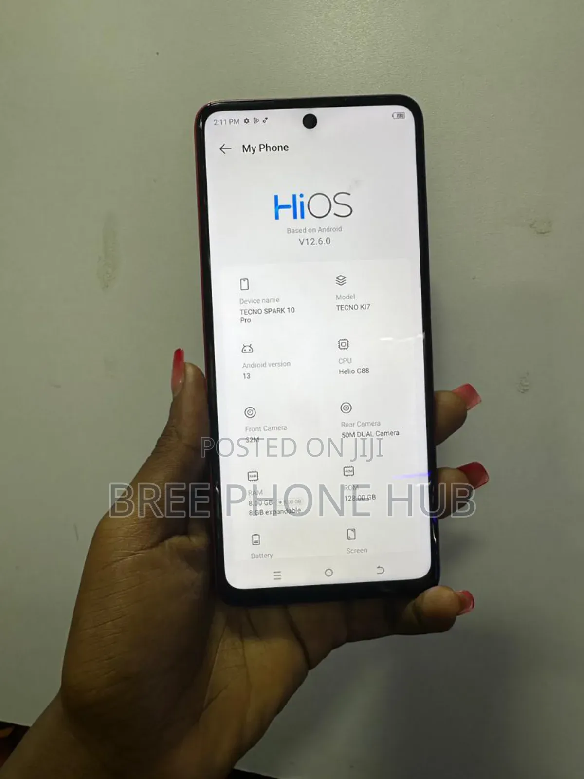Tecno Spark 10 Pro 128 GB Red