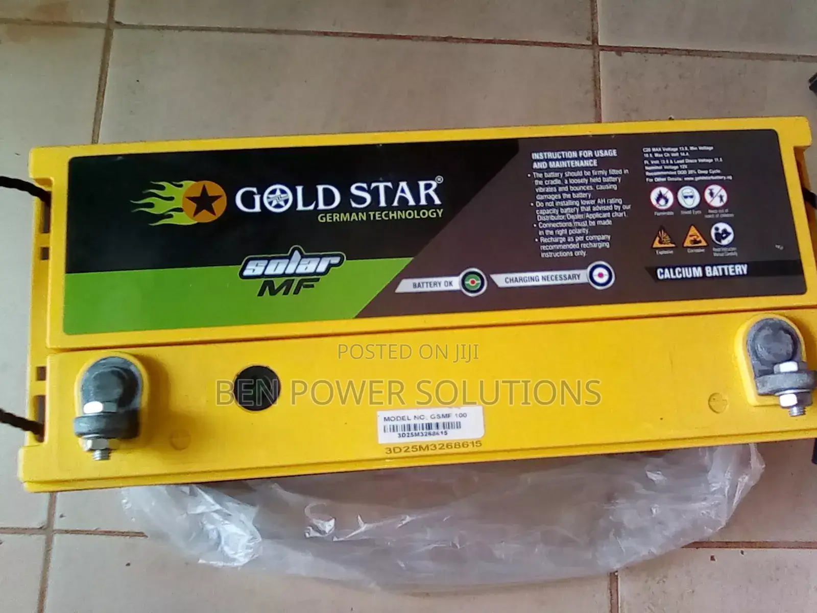 100ah Solar Energy Battery