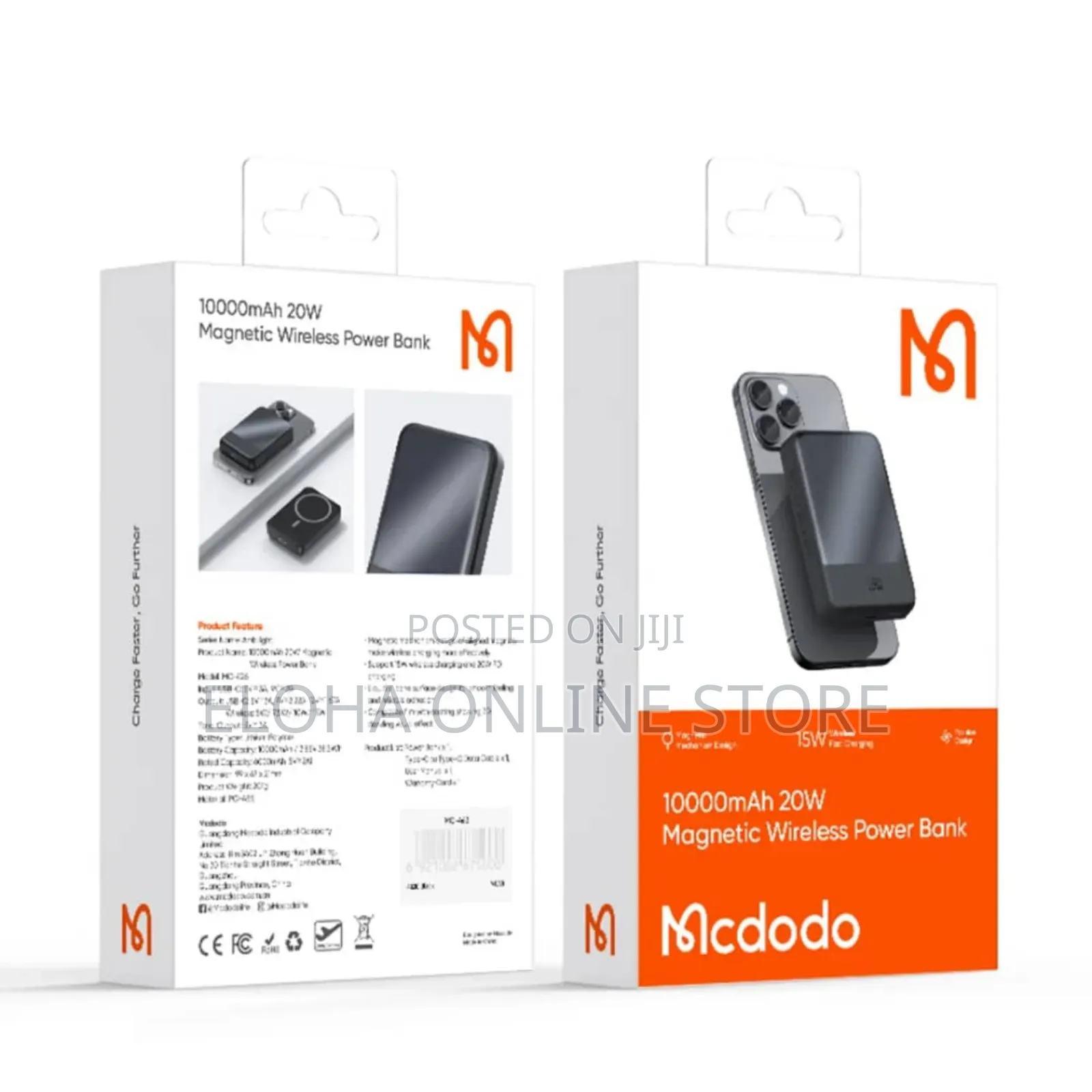 McDodo 20w 10000mah Magnetic Magsafe Powerbank