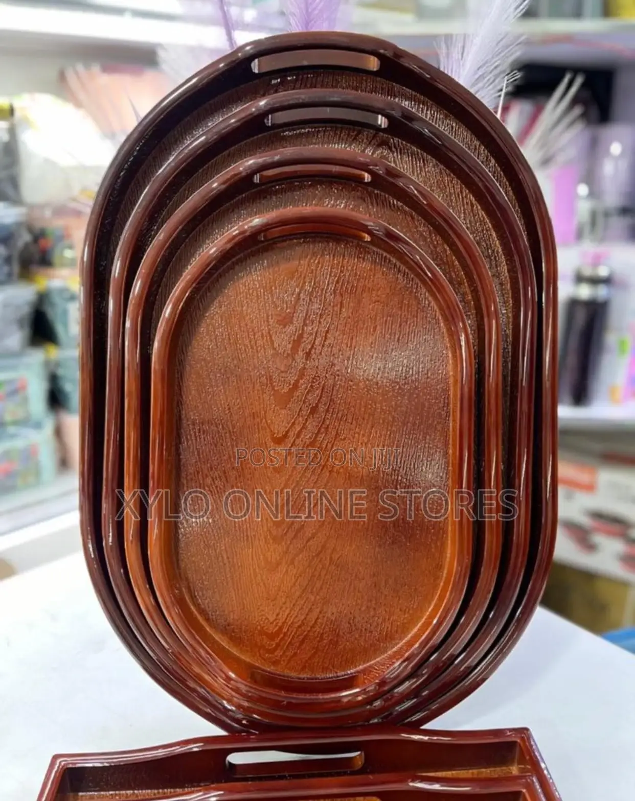 A Set Of 4 Stylishly Trays Each Set At 165000shs
