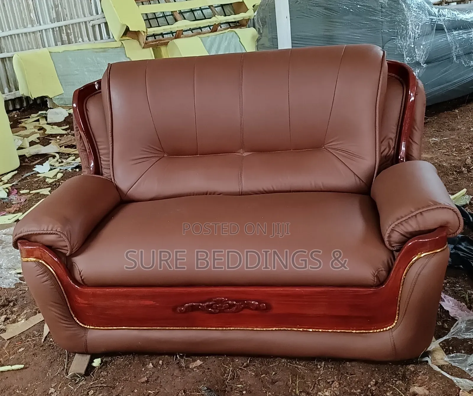 5 Sitters Brooks Leather Sofa