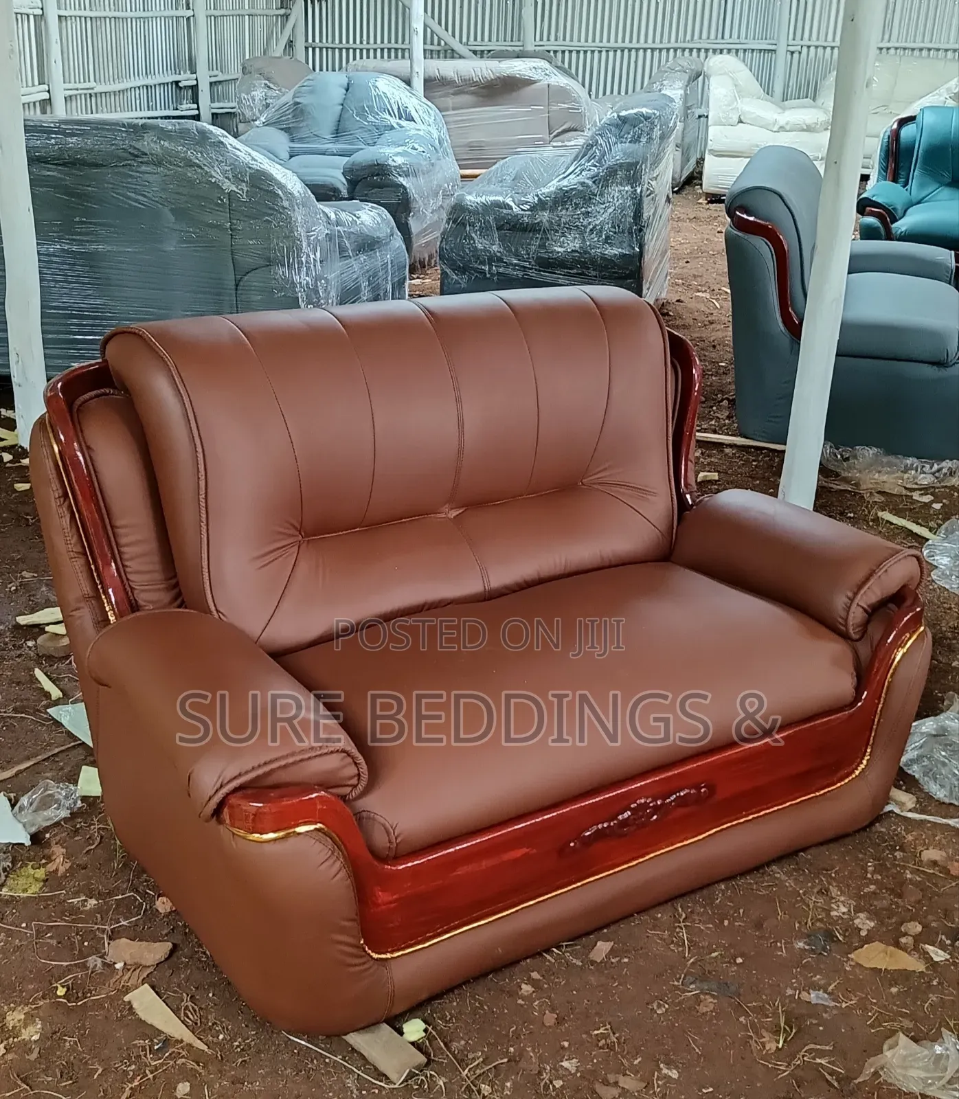 5 Sitters Brooks Leather Sofa