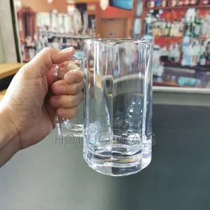 6 Pieces Set Of Large Beer Glasses For Use In Bars, Homes