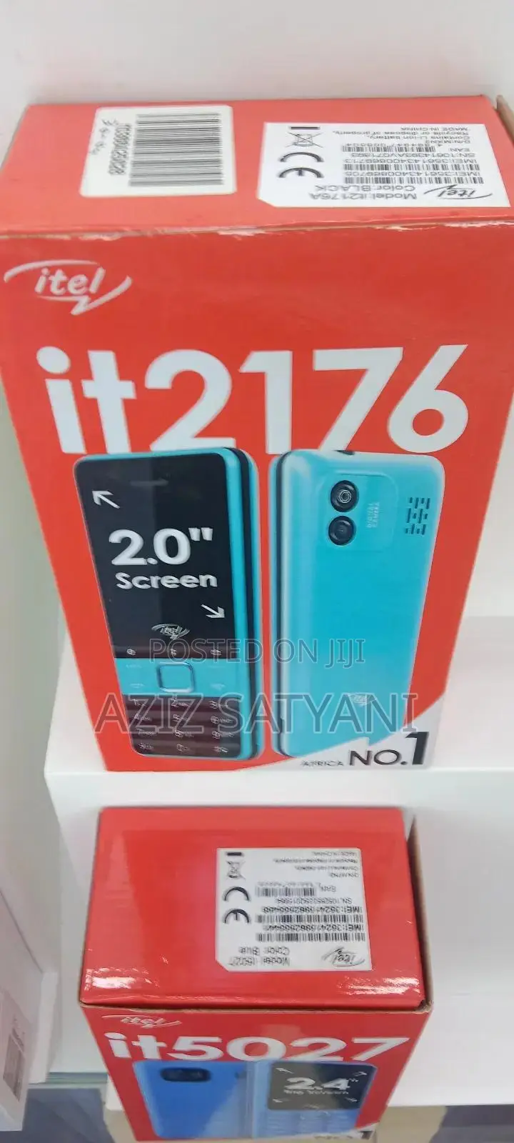 New Itel it2176 Black