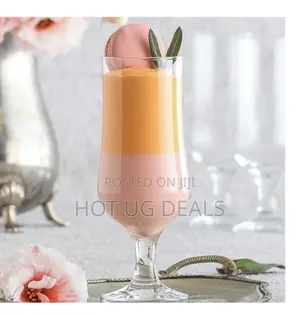 6 Pieces Set Of Large Glasses For Cocktails, Milkshakes