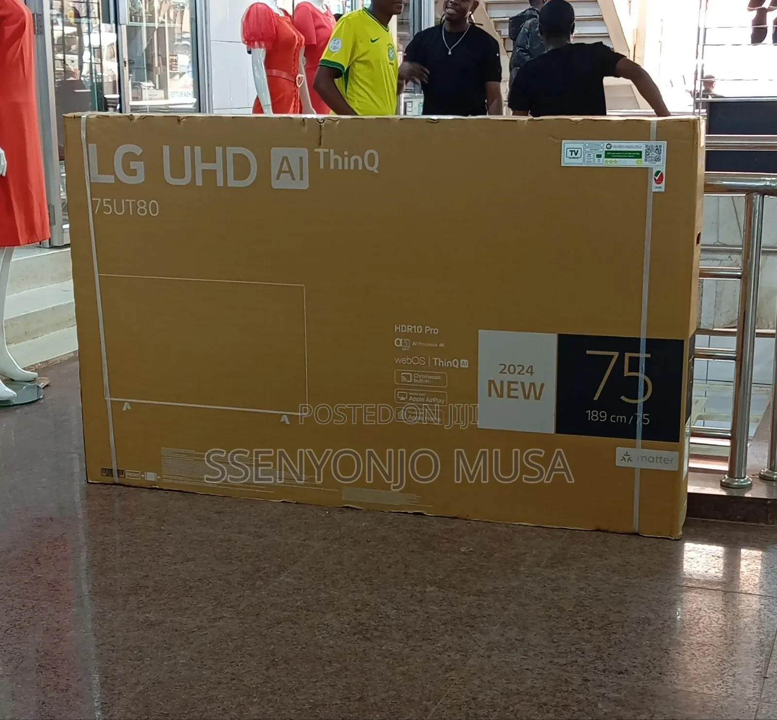 Lg 75" Ut80 Uhd Smart Tv With Ai Magic Remote*