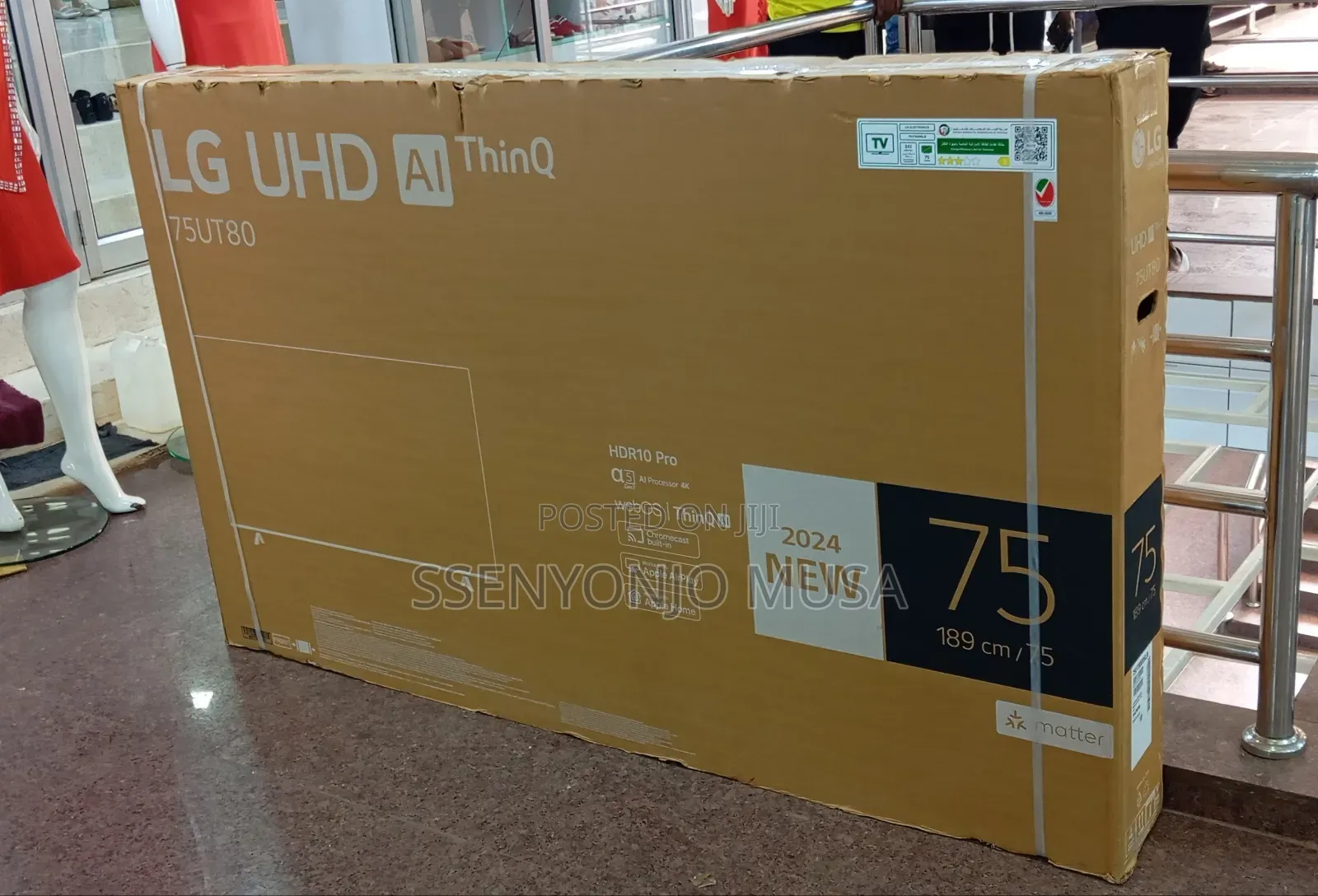 Lg 75" Ut80 Uhd Smart Tv With Ai Magic Remote*