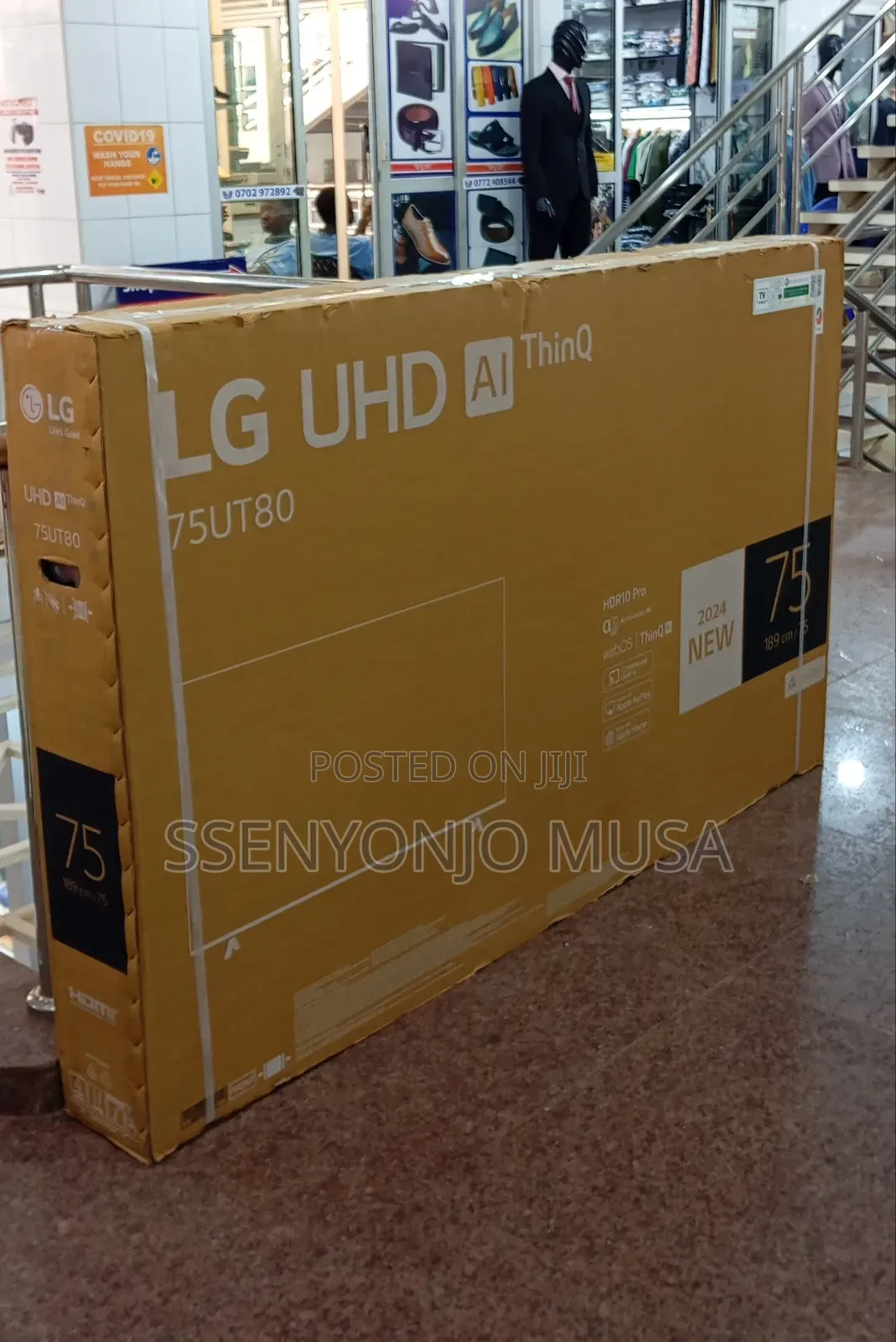 Lg 75" Ut80 Uhd Smart Tv With Ai Magic Remote*
