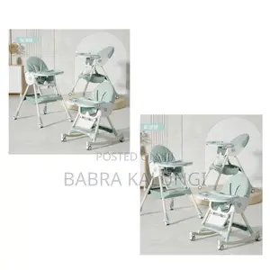 Adjustable Rocker High Feeding Chair-Green