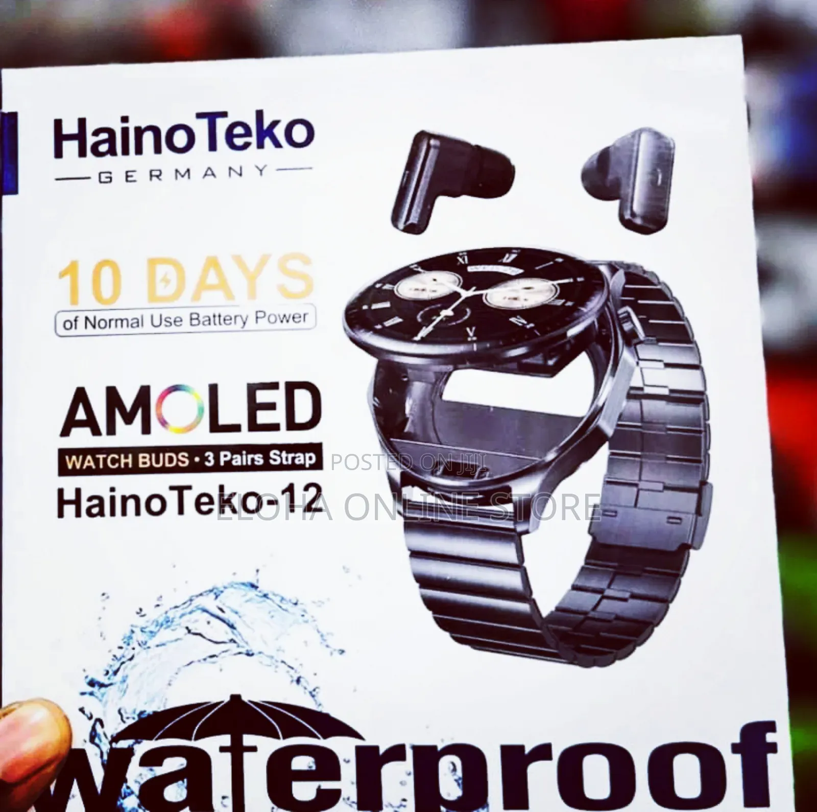 Haino Teko-12 Smartwatch and Earbuds Set