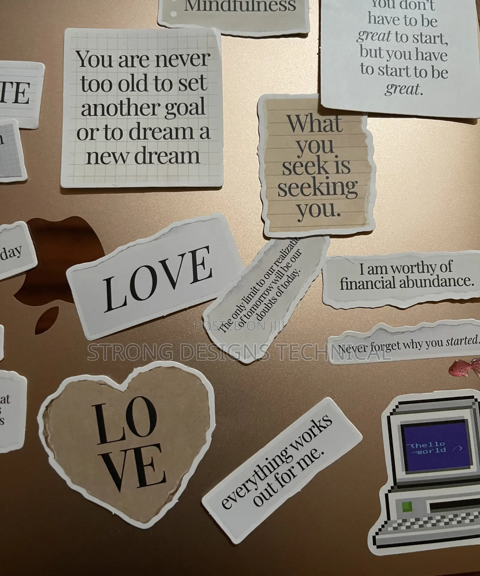 Stickers For Laptops/ Books/ Phone Cases/ Cars / Mirrors
