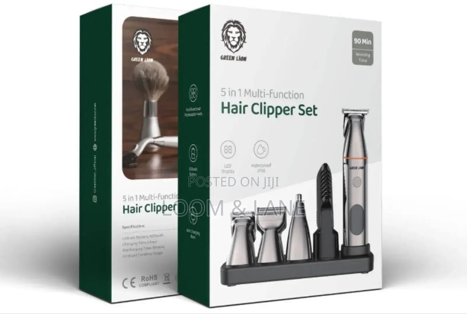 Green Lion 5 in 1 Multi-Function Hair Clipper Set 600mah