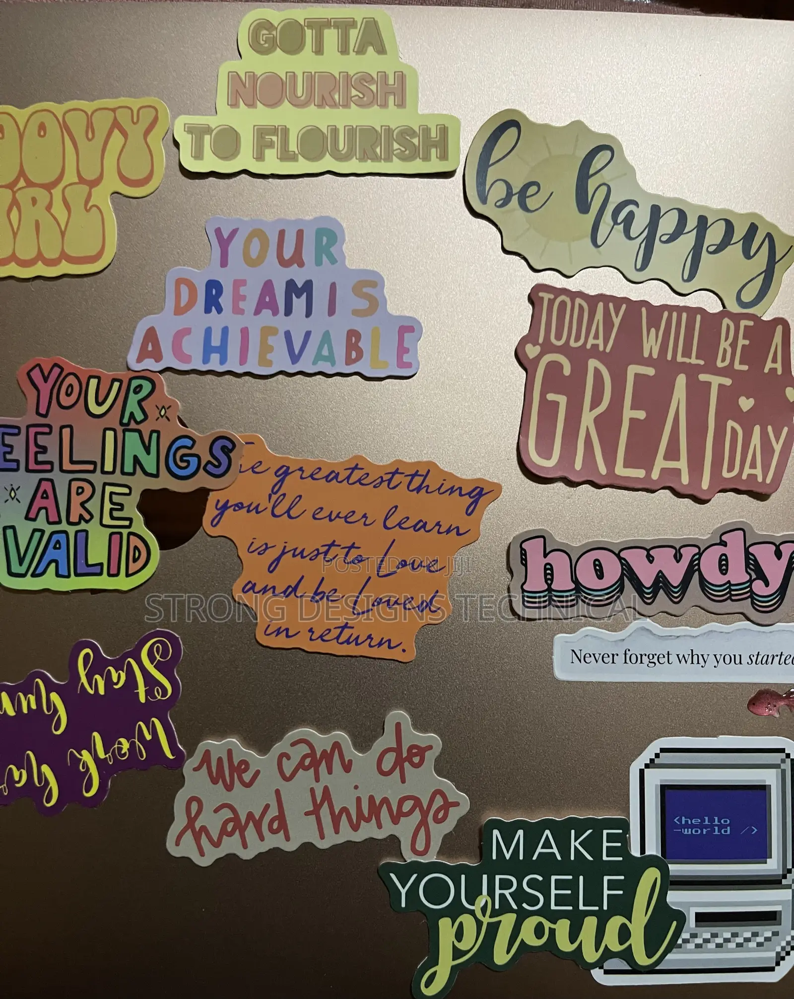 Stickers for Laptops/ Phone Cases/ iPads/ Books/ Cars