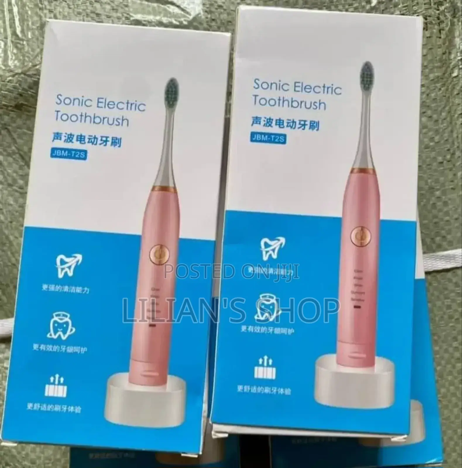 New JBM-T2s Sonic Electric Toothbrush