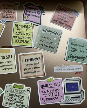 Reminder Notes Stickers for Laptops/Phonecases/Books/ Cars