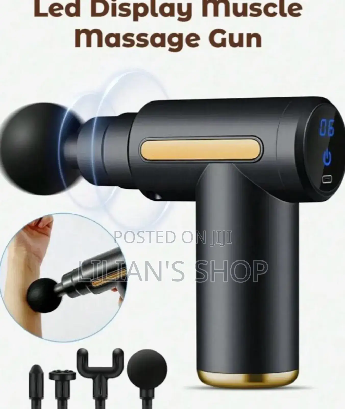 Led Display Muscle Massage Gun