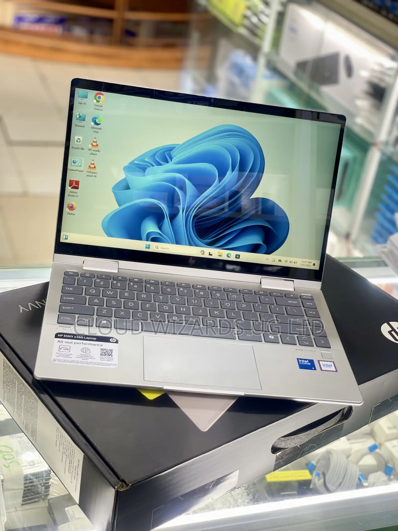 New Laptop HP Envy 14 8GB Intel Core Ultra 7 SSHD (Hybrid) 512GB