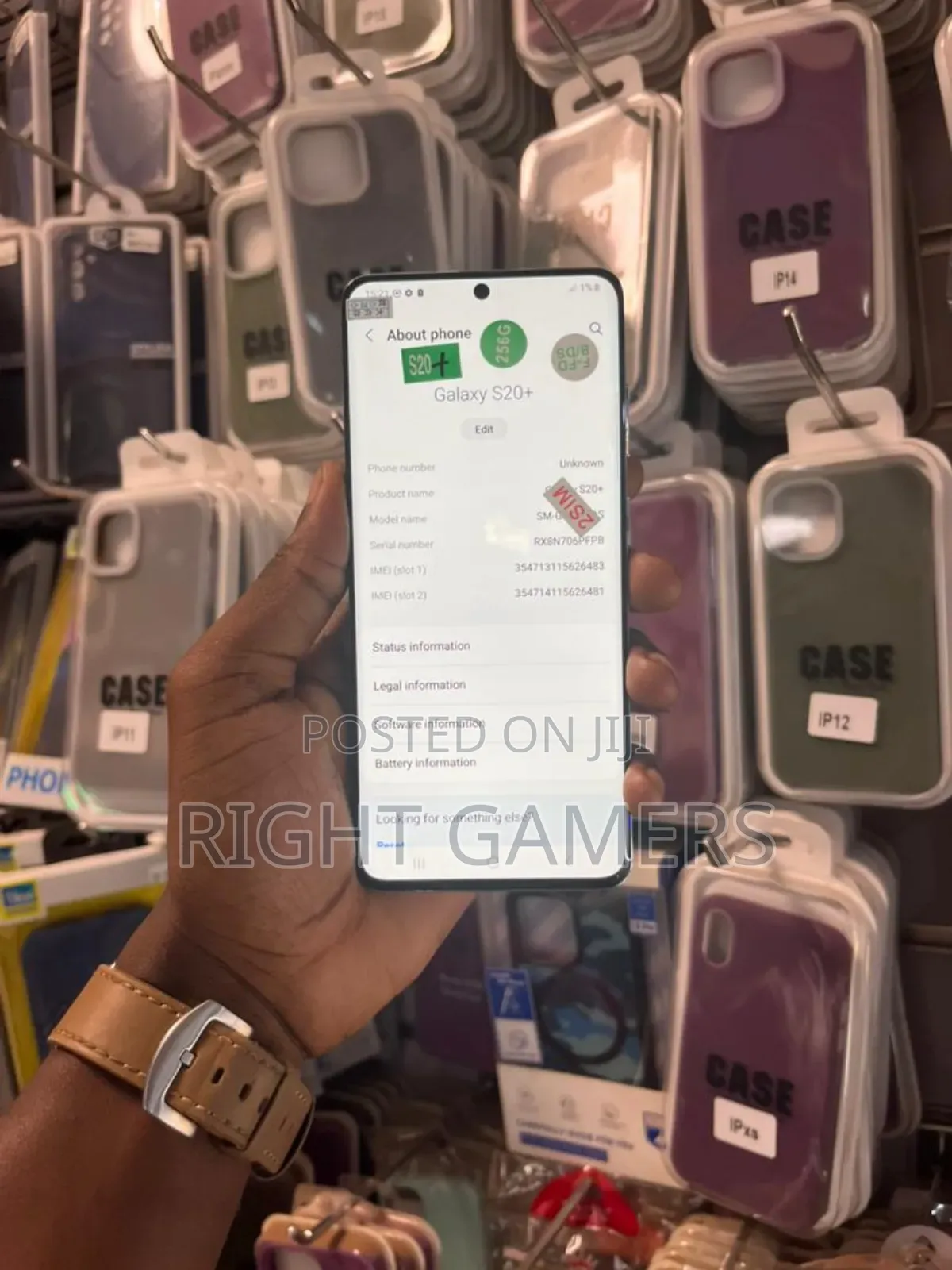 New Samsung Galaxy S20+ 5G 256 GB Blue