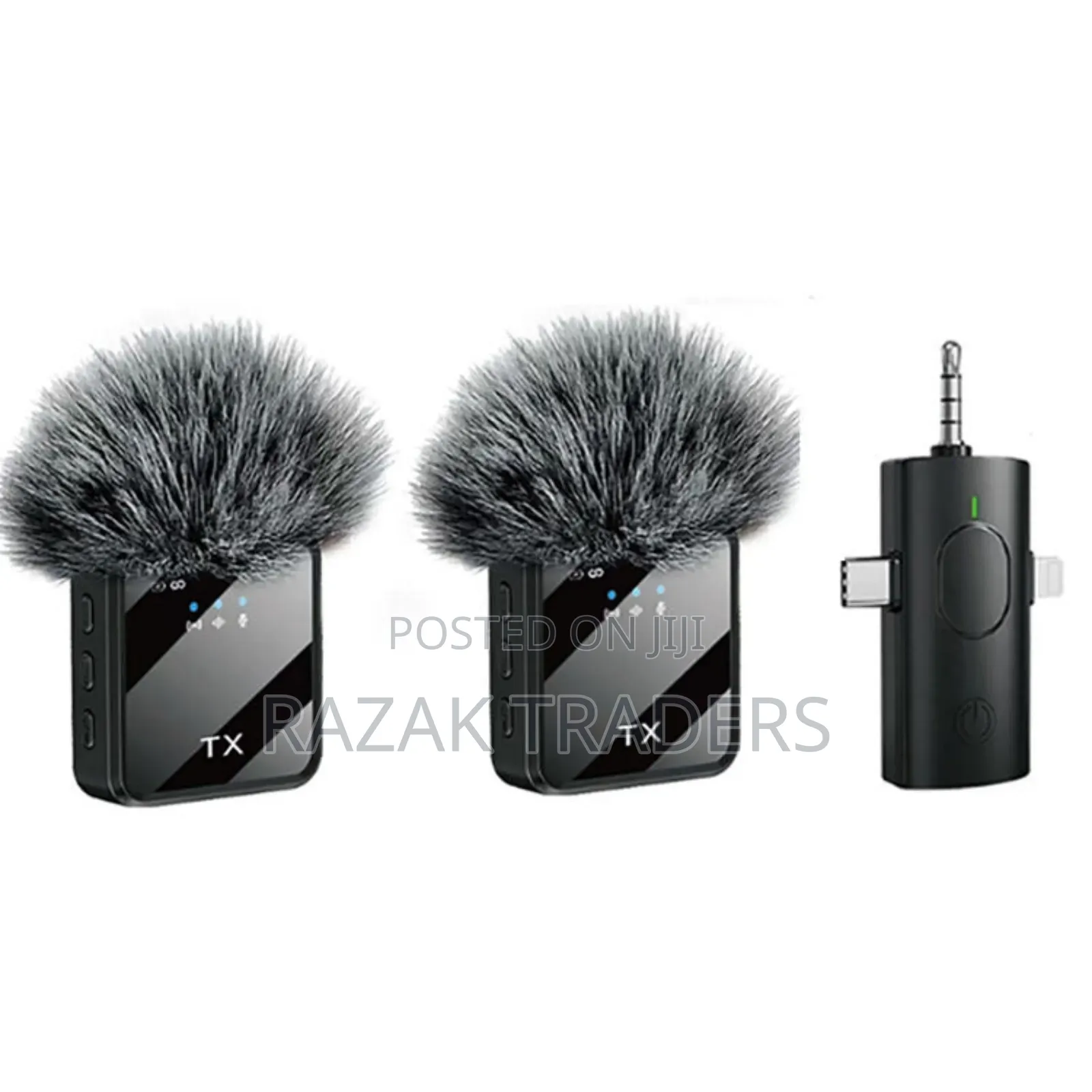 F11 2:1 Wireless Microphone for iPhone, Android, and Camera